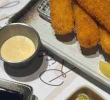 Fried Crab Stick with Egg Foam