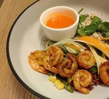 Thai Shrimp Bowl with Spicy Lime Water