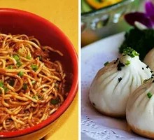 Rice Noodles, Noodles, Pan-Fried Buns and Soy Milk