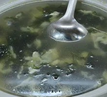 Seaweed and Egg Soup