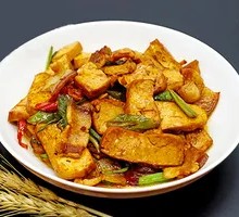 Fried Pork with Tofu Skin