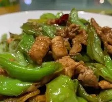Green Pepper Stir-fried Pork