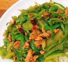 Green Pepper Shredded Pork Rice