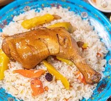 Large Chicken Leg Pilaf