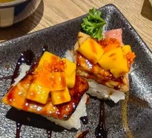 Eel and Mango Roll Sushi