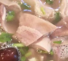Broad Noodle and Pig's Trotter Soup