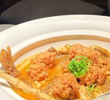 Braised Perch with Meatballs