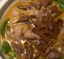 Stewed Ecological Fish with Flower Mushrooms