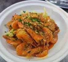 Stir-fried Tiger Shrimp with Garlic