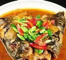 Stewed Fish Head in Clay Pot