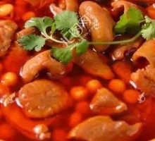 Fatty Intestine Stewed with Pea Beans