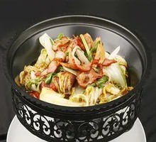 Dry Pot Preserved Meat with Cabbage