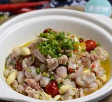 Spicy Frog in Iron Pot