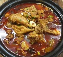 Braised Rooster Hot Pot