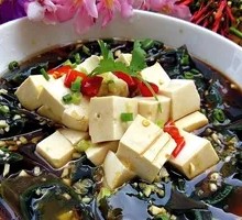Century egg tofu salad