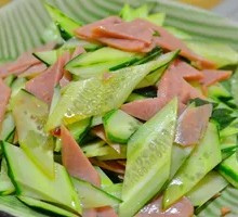 Cucumber and Ham Salad