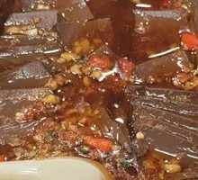 Aluminum-Wrapped Duck Blood