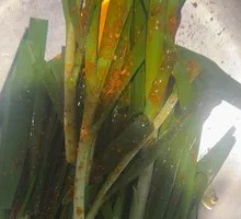 Spicy Grilled Leeks
