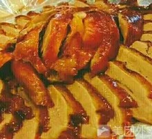 Peking Duck with Scallion, Sweet Bean Sauce, and Cucumber Slivers