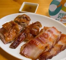 Roast Duck with Barbecue Pork