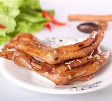 Elegantly Prepared Duck Feet