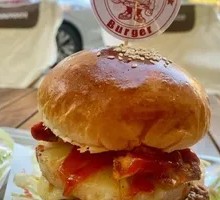 Thai Pineapple Beef Burger