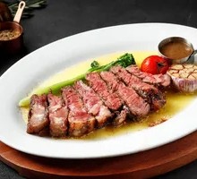 Charcoal-Grilled Angus Sirloin Steak
