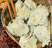 Hand-Torn Black Bean Curd