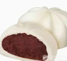 Rose Red Bean Bun
