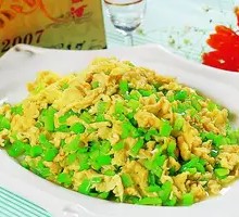 Green Pepper Egg Stir-fry