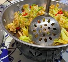 Spicy Cauliflower in Hot Pot