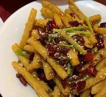 Dry-Fried Lotus Root Strips