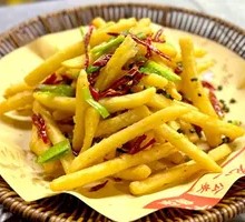 Dry-Fried Lotus Root Strips