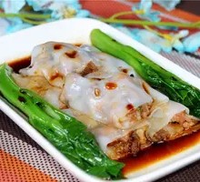 Cantonese Sausage Rice Noodle Roll