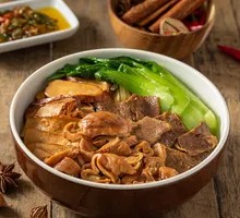 Spicy Tofu, Intestine and Beef Rice Bowl