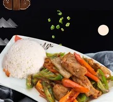 Homestyle Pork Stir-Fry with Rice