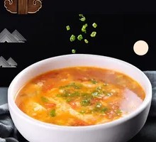 Tomato Egg Drop Soup