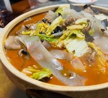 Braised Beef Shank with Sweet Potato Noodles