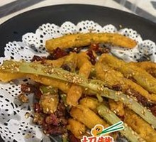 Dry-Fried Shredded Carrots and Potatoes