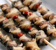 Snail Meat Skewers