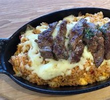 Golden Cheese Steak Rice Bowl