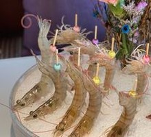 Live Shrimp Served Jumping