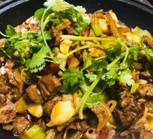 Secret Sauce Roast Pigeon with Pig's Intestine