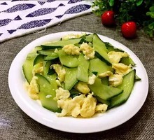 Cucumber and Egg Fried Rice