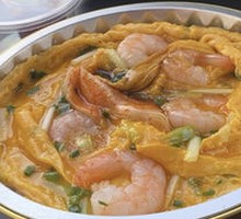 Crab and Shrimp Fried Rice with Egg