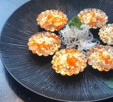 Cheese Crab Roe Baked Shrimp Mousse