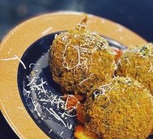 Squid Cheese Rice Balls
