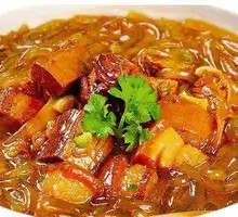 Braised Pork with Glass Noodles
