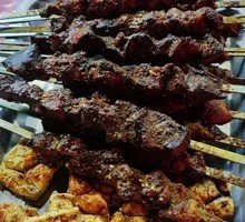 Charcoal-Grilled Lamb Liver