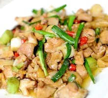 Braised Chicken with Mushrooms